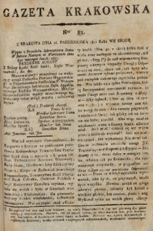 Gazeta Krakowska. 1811, nr 83