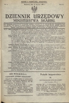 Dziennik Urzędowy Ministerstwa Skarbu. 1922, nr 2