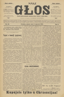 Nasz Głos : dziennik narodowo-antysemicki, poświęcony polityce, literaturze i sztukom pięknym. R.2, 1902, nr 92 - wydanie popołudniowe