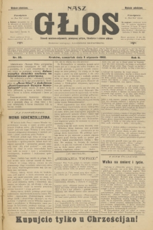Nasz Głos : dziennik narodowo-antysemicki, poświęcony polityce, literaturze i sztukom pięknym. R.2, 1902, nr 95 - wydanie popołudniowe