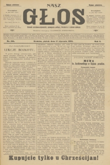 Nasz Głos : dziennik narodowo-antysemicki, poświęcony polityce, literaturze i sztukom pięknym. R.2, 1902, nr 102 - wydanie popołudniowe