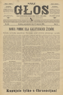 Nasz Głos : dziennik narodowo-antysemicki, poświęcony polityce, literaturze i sztukom pięknym. R.2, 1902, nr 110 - wydanie popołudniowe