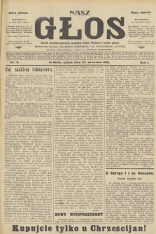 Nasz Głos : dziennik narodowo-antysemicki, poświęcony polityce, literaturze i sztukom pięknym. R.1, 1901, nr 11 - wydanie popołudniowe