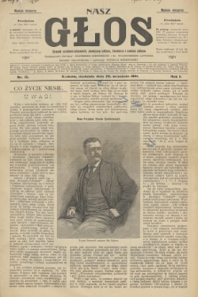 Nasz Głos : dziennik narodowo-antysemicki, poświęcony polityce, literaturze i sztukom pięknym. R.1, 1901, nr 12 - wydanie wieczorne