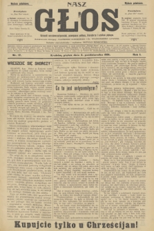 Nasz Głos : dziennik narodowo-antysemicki, poświęcony polityce, literaturze i sztukom pięknym. R.1, 1901, nr 17 - wydanie popołudniowe