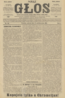 Nasz Głos : dziennik narodowo-antysemicki, poświęcony polityce, literaturze i sztukom pięknym. R.1, 1901, nr 20 - wydanie popołudniowe