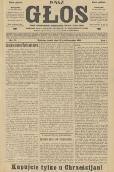 Nasz Głos : dziennik narodowo-antysemicki, poświęcony polityce, literaturze i sztukom pięknym. R.1, 1901, nr 27 - wydanie popołudniowe