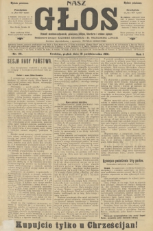 Nasz Głos : dziennik narodowo-antysemicki, poświęcony polityce, literaturze i sztukom pięknym. R.1, 1901, nr 29 - wydanie popołudniowe