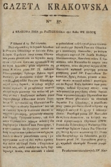 Gazeta Krakowska. 1811, nr 87