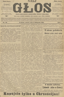 Nasz Głos : dziennik narodowo-antysemicki, poświęcony polityce, literaturze i sztukom pięknym. R.1, 1901, nr 46 - wydanie popołudniowe