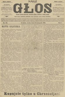 Nasz Głos : dziennik narodowo-antysemicki, poświęcony polityce, literaturze i sztukom pięknym. R.1, 1901, nr 50 - wydanie popołudniowe