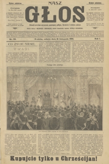 Nasz Głos : dziennik narodowo-antysemicki, poświęcony polityce, literaturze i sztukom pięknym. R.1, 1901, nr 53 - wydanie popołudniowe