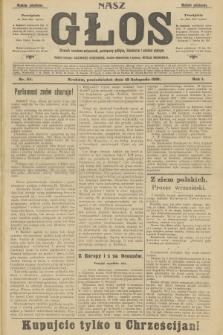 Nasz Głos : dziennik narodowo-antysemicki, poświęcony polityce, literaturze i sztukom pięknym. R.1, 1901, nr 54 - wydanie popołudniowe