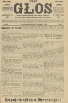 Nasz Głos : dziennik narodowo-antysemicki, poświęcony polityce, literaturze i sztukom pięknym. R.1, 1901, nr 55 - wydanie popołudniowe