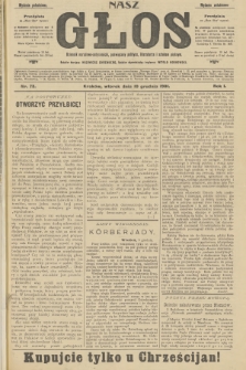 Nasz Głos : dziennik narodowo-antysemicki, poświęcony polityce, literaturze i sztukom pięknym. R.1, 1901, nr 73 - wydanie popołudniowe