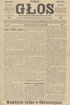 Nasz Głos : dziennik narodowo-antysemicki, poświęcony polityce, literaturze i sztukom pięknym. R.1, 1901, nr 74 - wydanie popołudniowe
