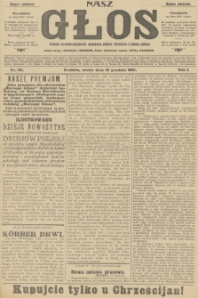 Nasz Głos : dziennik narodowo-antysemicki, poświęcony polityce, literaturze i sztukom pięknym. R.1, 1901, nr 80 - wydanie popołudniowe