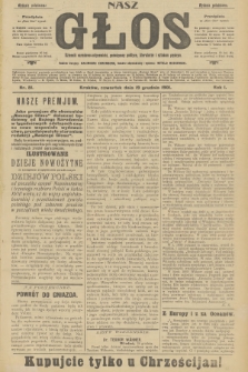 Nasz Głos : dziennik narodowo-antysemicki, poświęcony polityce, literaturze i sztukom pięknym. R.1, 1901, nr 81 + dod. - wydanie popołudniowe