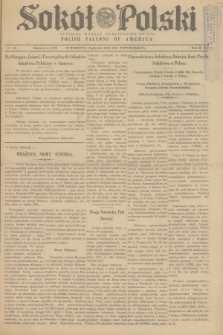 Sokół Polski : [organ urzędowy i własność Sokolstwa Polskiego w Ameryce : tygodnik poświęcony sprawom społecznym i narodowo-oświatowym, w szczególności interesom Sokolstwa Polskiego = Polsh Falcon : official organ of the Polish Falcons of America]. R.50, 1946, nr 38
