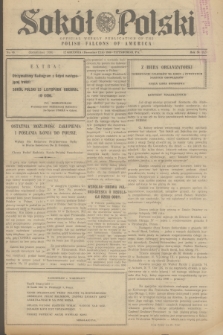 Sokół Polski : [organ urzędowy i własność Sokolstwa Polskiego w Ameryce : tygodnik poświęcony sprawom społecznym i narodowo-oświatowym, w szczególności interesom Sokolstwa Polskiego = Polsh Falcon : official organ of the Polish Falcons of America]. R.50, 1946, nr 49