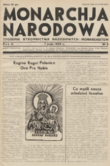 Monarchja Narodowa : tygodnik Stronnictwa Narodowych-Monarchistów. R.2, 1939, № 9