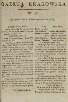 Gazeta Krakowska. 1811, nr 97