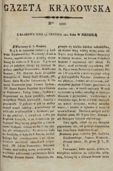 Gazeta Krakowska. 1811, nr 100