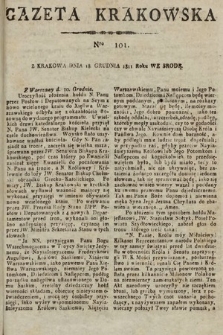 Gazeta Krakowska. 1811, nr 101