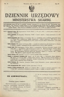 Dziennik Urzędowy Ministerstwa Skarbu. 1922, nr 12