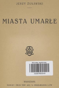 Miasta umarłe