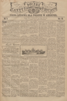 Gazeta Polska Chicago : pismo ludowe dla Polonii w Ameryce. R.28, 1900, No. 5