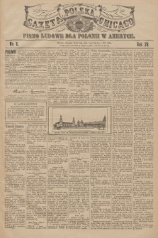 Gazeta Polska Chicago : pismo ludowe dla Polonii w Ameryce. R.28, 1900, No. 6