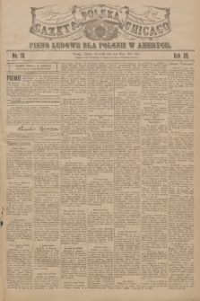 Gazeta Polska Chicago : pismo ludowe dla Polonii w Ameryce. R.28, 1900, No. 18