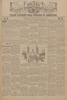 Gazeta Polska Chicago : pismo ludowe dla Polonii w Ameryce. R.28, 1900, No. 39