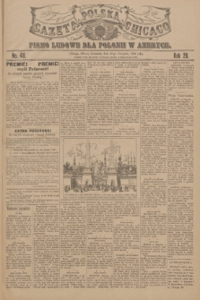 Gazeta Polska Chicago : pismo ludowe dla Polonii w Ameryce. R.28, 1900, No. 48