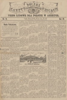 Gazeta Polska Chicago : pismo ludowe dla Polonii w Ameryce. R.29, 1901, No. 19