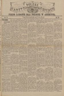 Gazeta Polska Chicago : pismo ludowe dla Polonii w Ameryce. R.30, 1902, No. 14