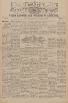 Gazeta Polska Chicago : pismo ludowe dla Polonii w Ameryce. R.30, 1902, No. 45