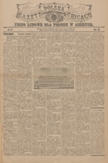 Gazeta Polska Chicago : pismo ludowe dla Polonii w Ameryce. R.30, 1902, No. 52