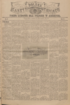 Gazeta Polska Chicago : pismo ludowe dla Polonii w Ameryce. R.31, 1903, No. 4