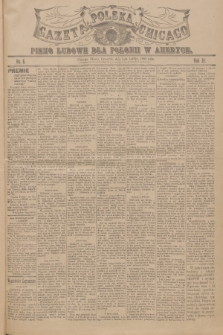 Gazeta Polska Chicago : pismo ludowe dla Polonii w Ameryce. R.31, 1903, No. 6