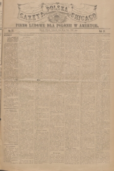 Gazeta Polska Chicago : pismo ludowe dla Polonii w Ameryce. R.31, 1903, No. 22