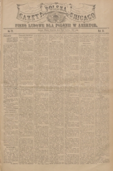 Gazeta Polska Chicago : pismo ludowe dla Polonii w Ameryce. R.31, 1903, No. 25