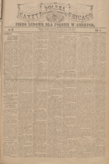 Gazeta Polska Chicago : pismo ludowe dla Polonii w Ameryce. R.31, 1903, No. 28