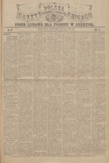 Gazeta Polska Chicago : pismo ludowe dla Polonii w Ameryce. R.31, 1903, No. 29