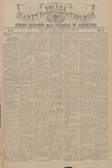 Gazeta Polska Chicago : pismo ludowe dla Polonii w Ameryce. R.31, 1903, No. 33