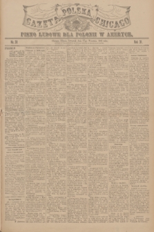 Gazeta Polska Chicago : pismo ludowe dla Polonii w Ameryce. R.31, 1903, No. 38