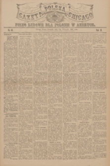 Gazeta Polska Chicago : pismo ludowe dla Polonii w Ameryce. R.31, 1903, No. 45