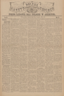 Gazeta Polska Chicago : pismo ludowe dla Polonii w Ameryce. R.31, 1903, No. 48