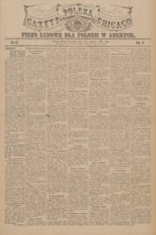 Gazeta Polska Chicago : pismo ludowe dla Polonii w Ameryce. R.31, 1903, No. 49